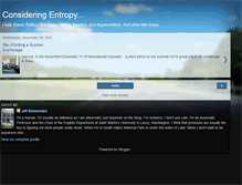 Tablet Screenshot of consideringentropy.blogspot.com