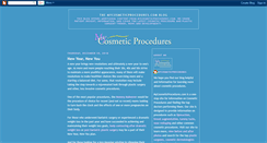 Desktop Screenshot of mycosmeticprocedures.blogspot.com