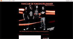 Desktop Screenshot of fanclubdetokiohotelzimmer.blogspot.com