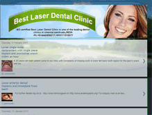 Tablet Screenshot of bestlaserdentalclinic.blogspot.com