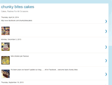 Tablet Screenshot of chunkybitescakes.blogspot.com