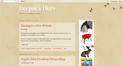 Desktop Screenshot of deepakadk.blogspot.com