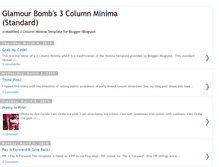 Tablet Screenshot of glamourbombs-3col-minima.blogspot.com