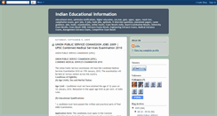 Desktop Screenshot of indiaeeducation.blogspot.com