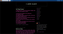 Desktop Screenshot of iloveclucy.blogspot.com