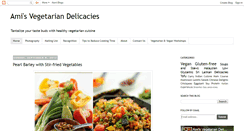 Desktop Screenshot of amisvegetariandelicacies.blogspot.com