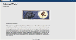 Desktop Screenshot of latelastnightlyrics.blogspot.com