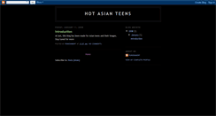 Desktop Screenshot of hotasianteens.blogspot.com