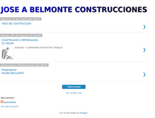 Tablet Screenshot of joseabelmonteconstrucciones.blogspot.com