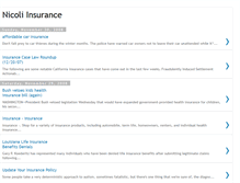 Tablet Screenshot of nicoliinsurance.blogspot.com