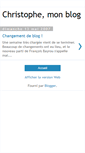 Mobile Screenshot of christophe-udf.blogspot.com