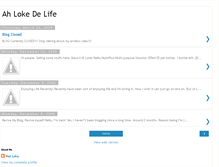 Tablet Screenshot of ahlokedelife.blogspot.com