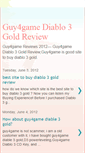 Mobile Screenshot of gameforreviews.blogspot.com