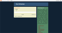 Desktop Screenshot of ilmubank.blogspot.com