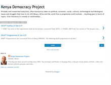 Tablet Screenshot of demokrasia-kenya.blogspot.com