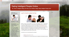 Desktop Screenshot of datingintelligentpeople.blogspot.com
