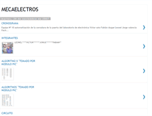 Tablet Screenshot of mecaelectricistas.blogspot.com