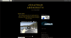 Desktop Screenshot of jonathanabendroth.blogspot.com