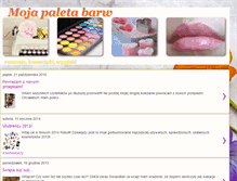 Tablet Screenshot of moja-paleta-barw.blogspot.com