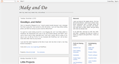 Desktop Screenshot of make--do.blogspot.com