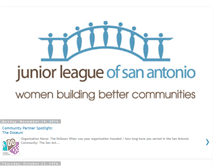 Tablet Screenshot of juniorleaguesa.blogspot.com