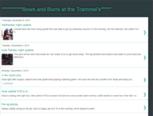 Tablet Screenshot of bowsandburrs.blogspot.com