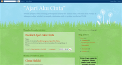 Desktop Screenshot of ajari-aku-cinta.blogspot.com