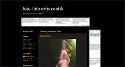 Desktop Screenshot of foto-seksiartisindo.blogspot.com