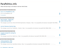 Tablet Screenshot of parapolitics.blogspot.com