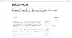 Desktop Screenshot of palhanosonline.blogspot.com