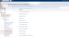 Desktop Screenshot of matematicas-de-la-simetria.blogspot.com