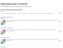 Tablet Screenshot of matematicas-de-la-simetria.blogspot.com