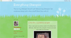 Desktop Screenshot of everythingstampin.blogspot.com