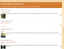 Tablet Screenshot of celebratinginchstones.blogspot.com