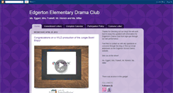 Desktop Screenshot of edgertondramaclub.blogspot.com