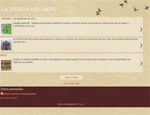 Tablet Screenshot of latiendadelartenovedosa.blogspot.com