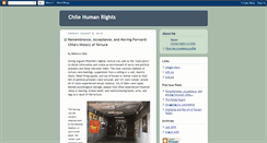 Desktop Screenshot of chilehumanrights.blogspot.com