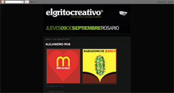 Desktop Screenshot of elgritocreativo.blogspot.com