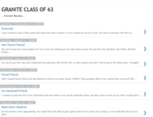 Tablet Screenshot of graniteclassof63.blogspot.com