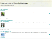 Tablet Screenshot of melaniesherman.blogspot.com