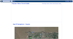 Desktop Screenshot of guyanatravelvideo.blogspot.com