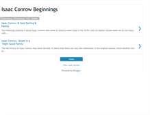 Tablet Screenshot of isaacconrow.blogspot.com