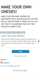 Mobile Screenshot of makeyourownonesies.blogspot.com