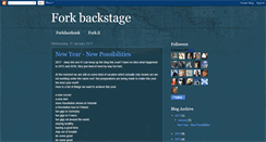 Desktop Screenshot of forkbackstage.blogspot.com