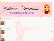 Tablet Screenshot of edilenedangeloartesanatos.blogspot.com