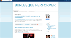 Desktop Screenshot of burlesqueperformer.blogspot.com