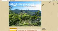 Desktop Screenshot of binecuvantareacasei.blogspot.com