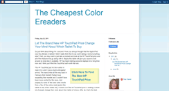 Desktop Screenshot of color-ereaders.blogspot.com