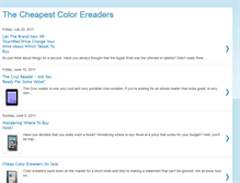 Tablet Screenshot of color-ereaders.blogspot.com