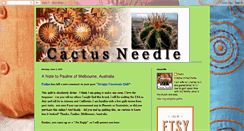 Desktop Screenshot of cactus-needle.blogspot.com